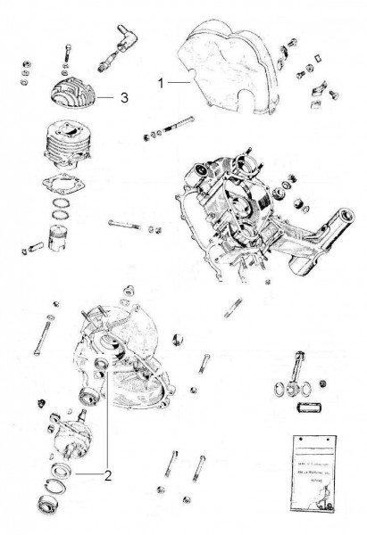 Motor Zylinder - Vespa Vespa 90 Racer 90ccm 2T AC 1971-1973 V9SS2T