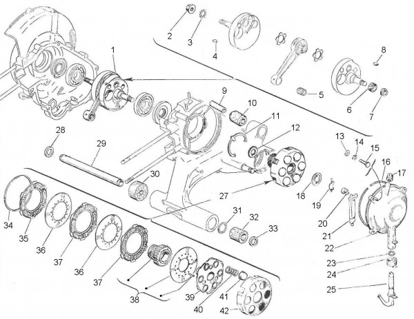 Motor Kupplung - Vespa Vespa 150 150ccm 2T AC 1961-1962 VBB1T
