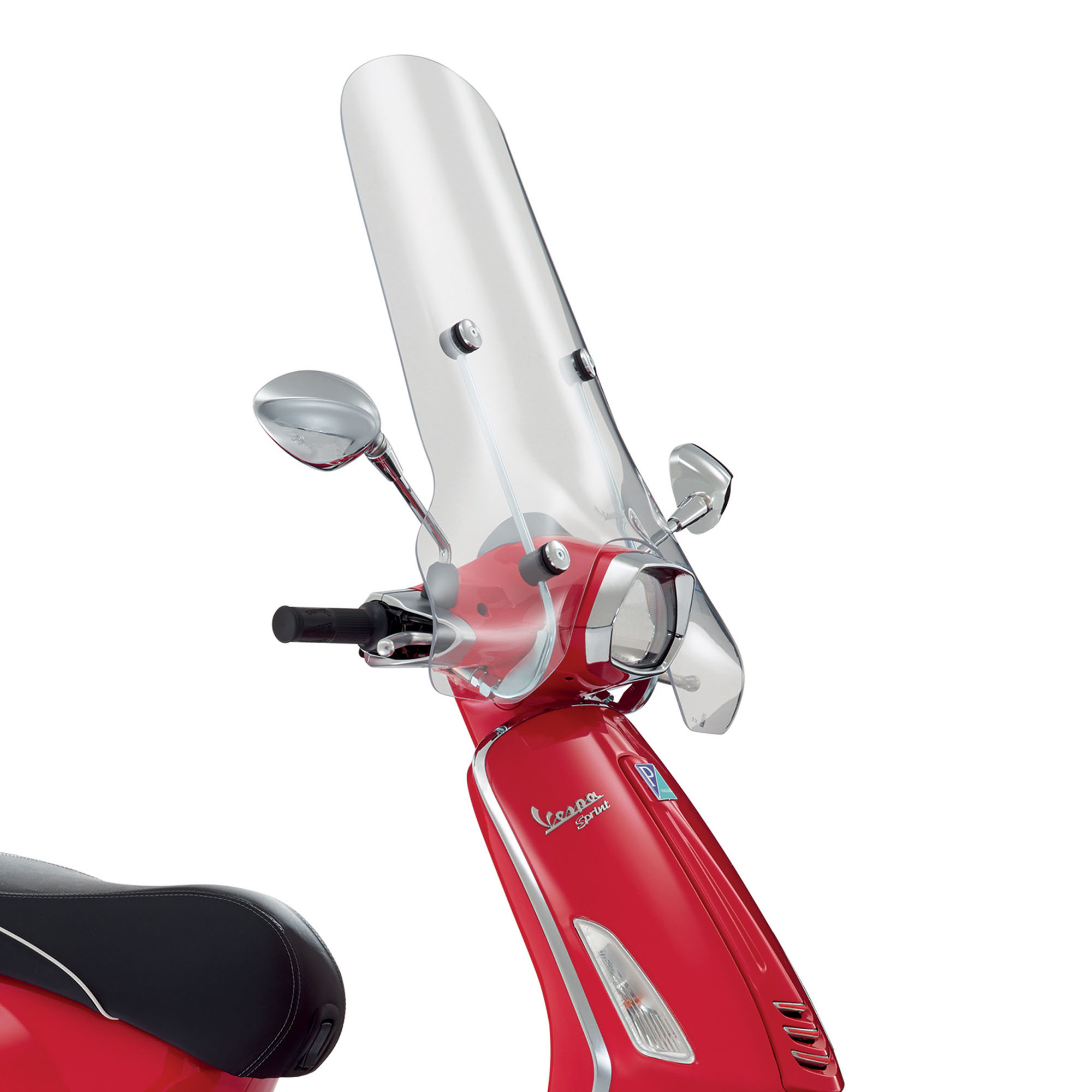 Windschutzscheibe + Befestigung Kaufen Sie Set High Clear Vespa Sprint  Isotta auf ! Roller, Mopeds, Fahrräder, E-Bikes, Autos,  Teile, Wartung und Reparatur