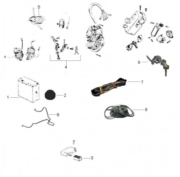 Elektrische Anlage Batterie - Vespa Vespa 150 150ccm 2T AC 1959-1960 VBA1T