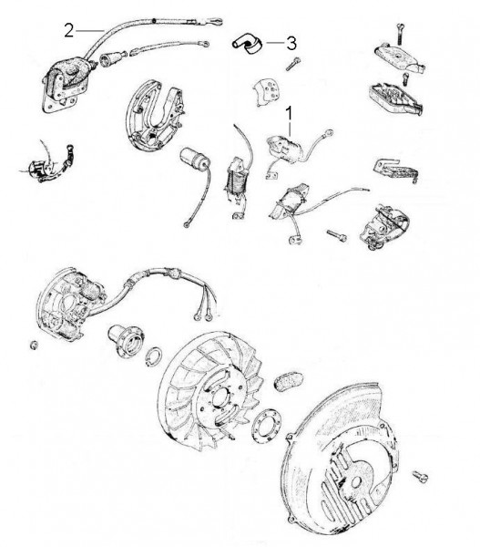 Motor Lichtmaschine - Vespa Vespa 90 Racer 90ccm 2T AC 1971-1973 V9SS2T