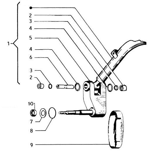 Radaufhängung Steuerrohr - Vespa Vespa 50 50ccm 2T AC - V5N1T