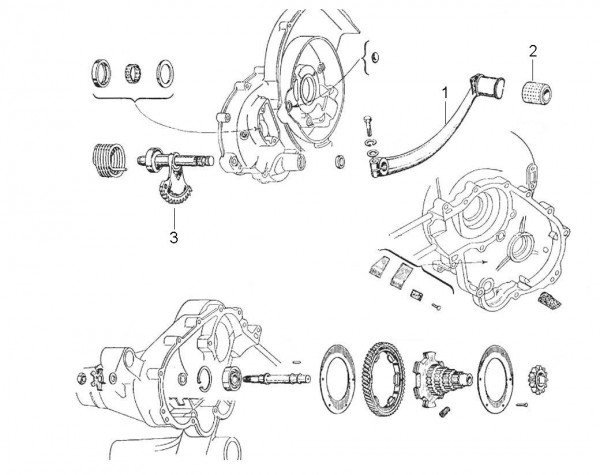 Motor Kickstarter - Vespa Vespa 150 150ccm 2T AC 1963-1966 VBB2T