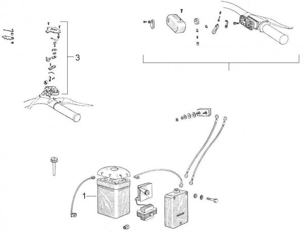 Elektrische Anlage Batterie - Vespa Vespa 150 150ccm 2T AC 1955- VL1T