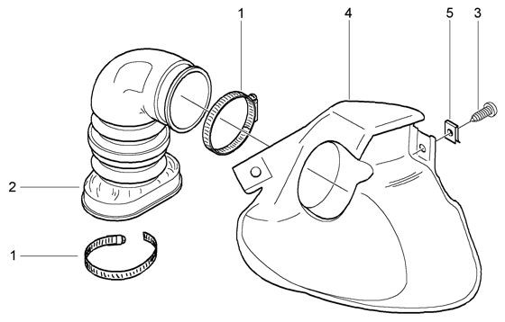 Motor Kühlergehäuse - Vespa GT 125ccm 4T LC 2004- ZAPM3110000001001