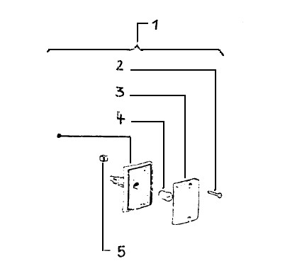 Elektrische Anlage Blinker vorn - Vespa PK XL2 50ccm 2T AC 1993- V5X3T 3009420