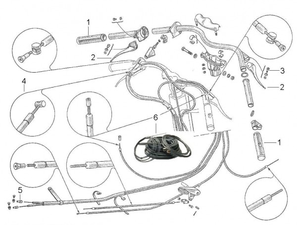 Lenker Lenker - Vespa Vespa 125 125ccm 2T AC 1951-1952 V30T