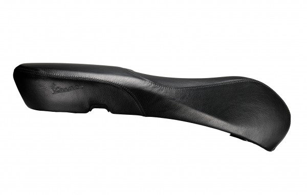 Original Vespa Echtleder Sitzbank für Vespa Primavera / Sprint - Schwarz