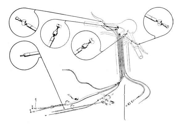 Bowdenzüge Bowdenzüge - Vespa Vespa 125 U 125ccm 2T AC - VU1T