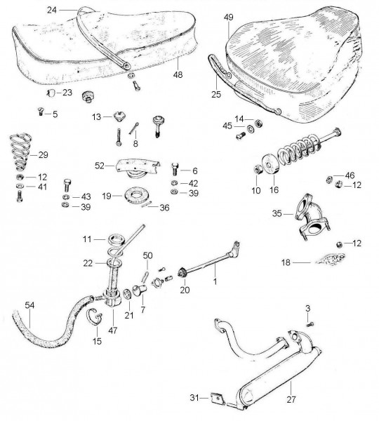 Motor Auspuff - Vespa Vespa 50 50ccm 2T AC 1966-1971 V5SS1