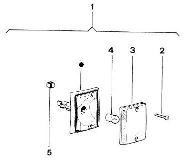 Elektrische Anlage Blinker vorn - Vespa Vespa 50 50ccm 2T AC - V5N1T