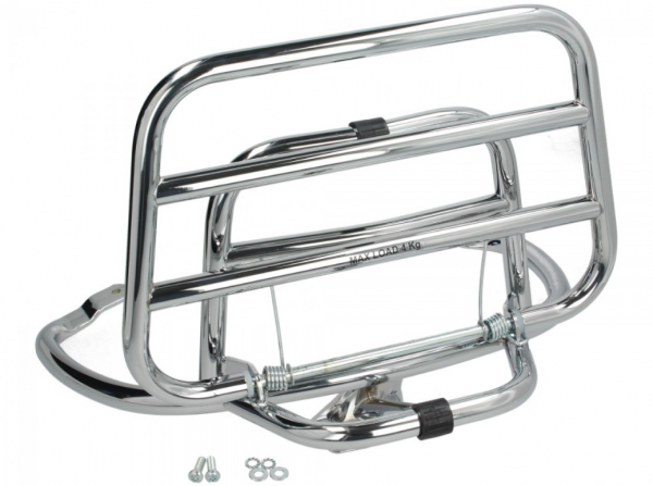 Gepäck-Träger Hinten Klappbar Vespa Primavera / Sprint / Elettrica - Chrome