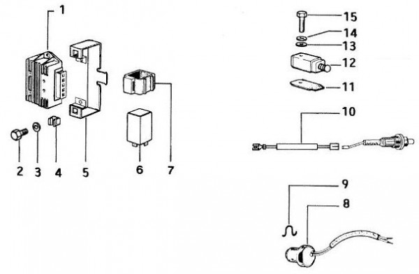 Elektrische Anlage Regler - Vespa Vespa 50 50ccm 2T AC - V5N1T