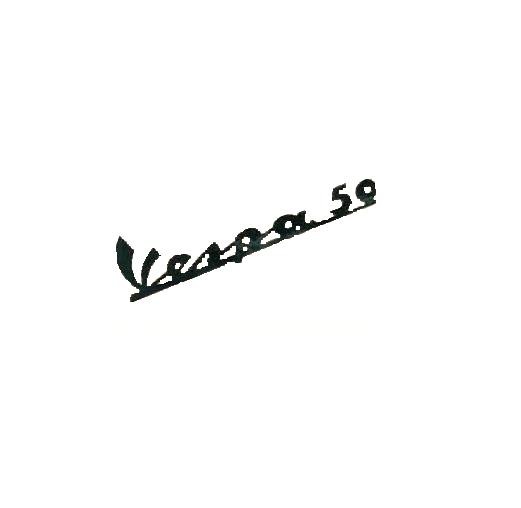 Schriftzug, Vespa 50