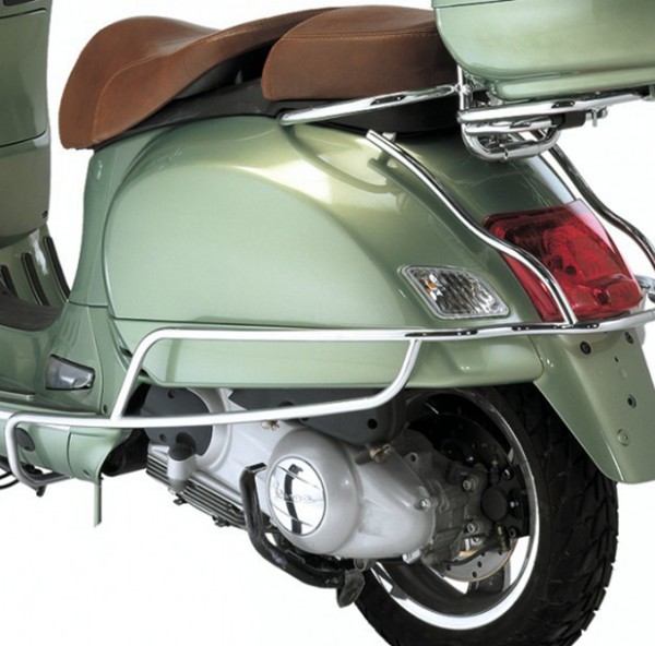 Sturzbügel hinten, chrom für Vespa GTS / Super