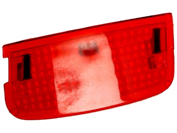 Blinkerglas, (Katzenauge), hinten, links, rot