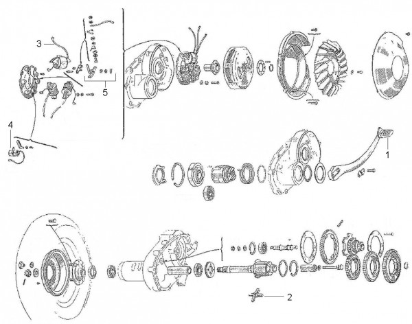 Motor Lichtmaschine - Vespa Vespa 125 125ccm 2T AC 1951-1952 V30T