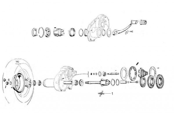Motor Schaltgetriebe - Vespa Vespa 125 U 125ccm 2T AC - VU1T