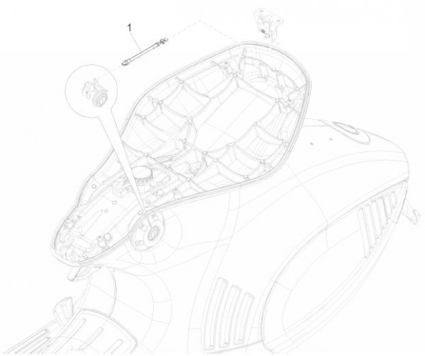 Bowdenzüge Bowdenzüge - Vespa 946 125ccm 4T 3V AC 2013- ZAPM80100