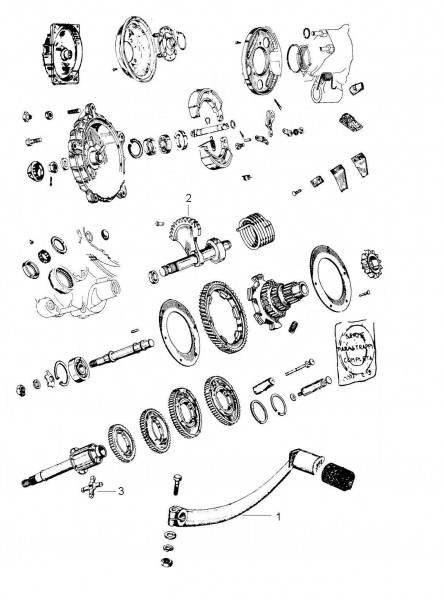Motor Kickstarter - Vespa Vespa 150 150ccm 2T AC 1959-1960 VBA1T